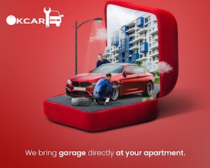 ok car red logo - best Car Service Center in Pune